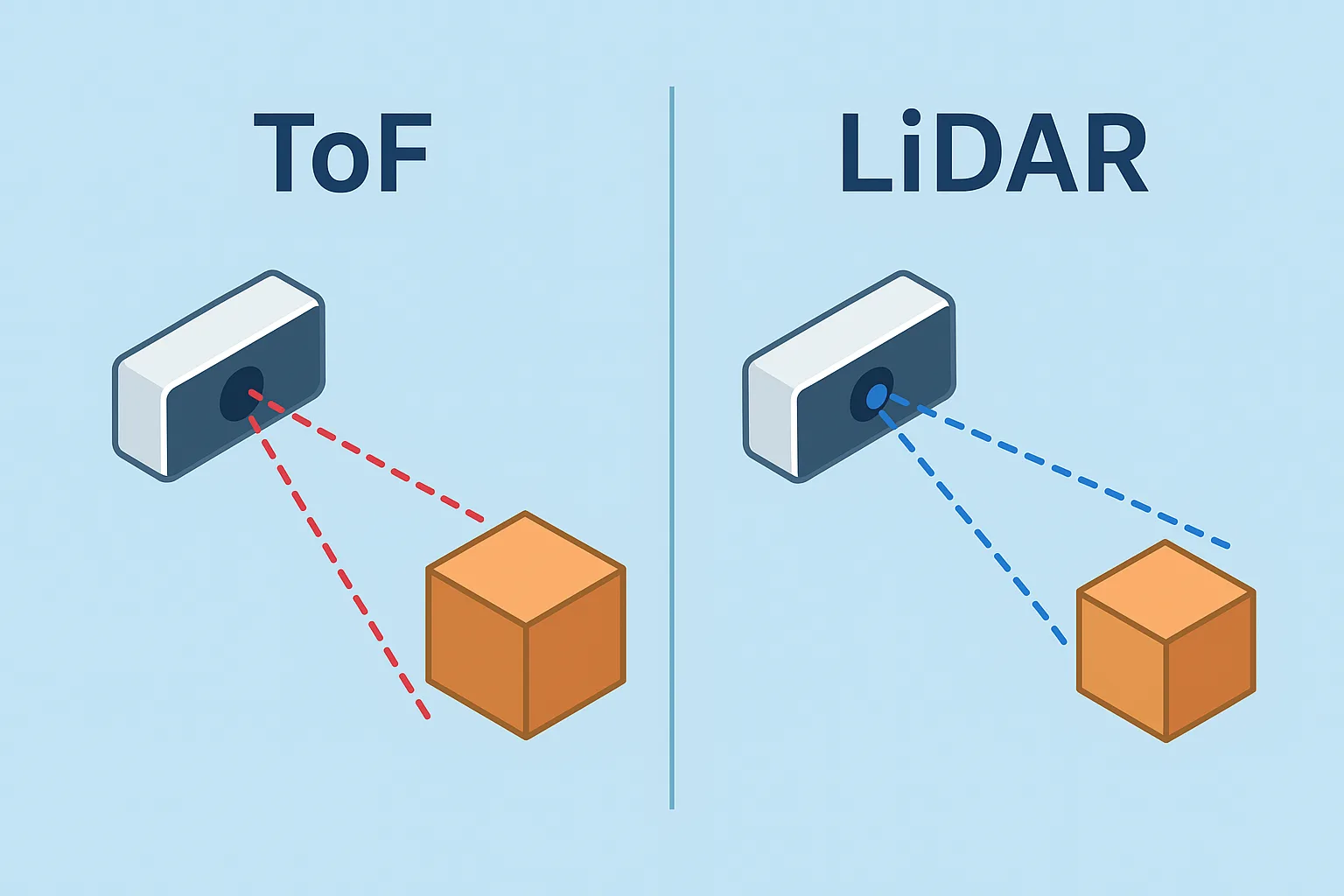 ToF vs. LiDAR