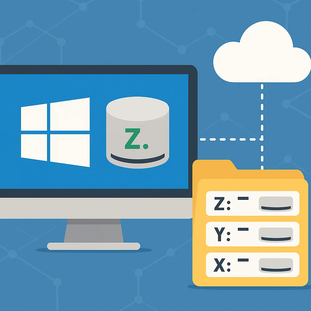 map network drive Windows